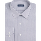 Camisa social listrada masculina Club Room Classic/Regular-Fit azul tamanho 15,5 x 34-35