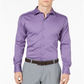 Camisa social Bedford Cordão Alfani Masculina Grande e Alta Roxa Tamanho LT
