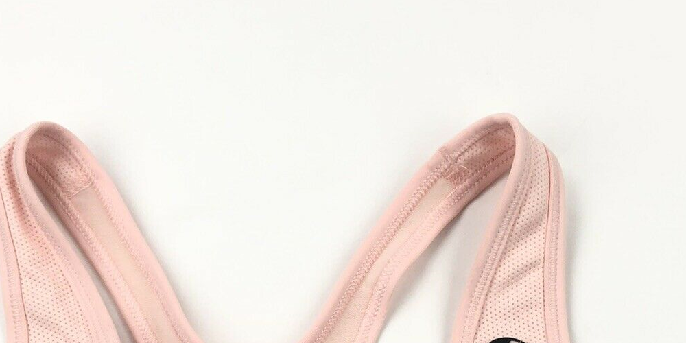 Sutiã esportivo Nike Classic Swoosh Support feminino rosa tamanho pequeno