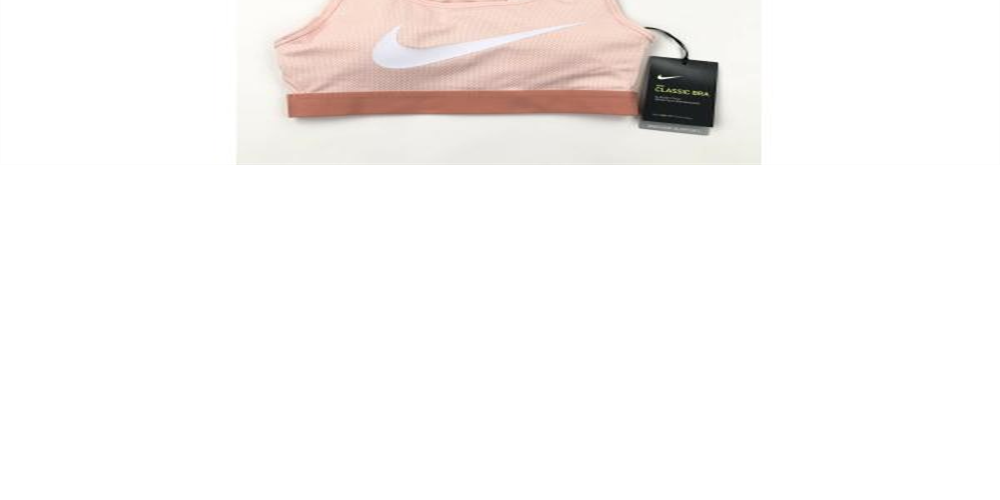 Sutiã esportivo Nike Classic Swoosh Support feminino rosa tamanho pequeno