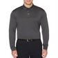 Polo de manga comprida masculino PGA Tour, preto, tamanho extragrande