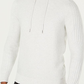 Suéter com capuz masculino de algodão da INC International Concepts, cinza, tamanho grande