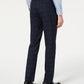 Calvin Klein Masculino X Slim Fit Stretch Xadrez Calça Separada Azul Tamanho 34X34