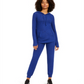 Moletom com capuz feminino Ideology Mushy-Knit azul tamanho 2XL