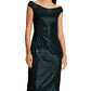 Vestido curto com lantejoulas Ralph Lauren feminino, verde, tamanho 14, pequeno