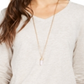 Camisa feminina de manga comprida com decote em V Style &amp; Co - Hammock Heather Brown, tamanho grande