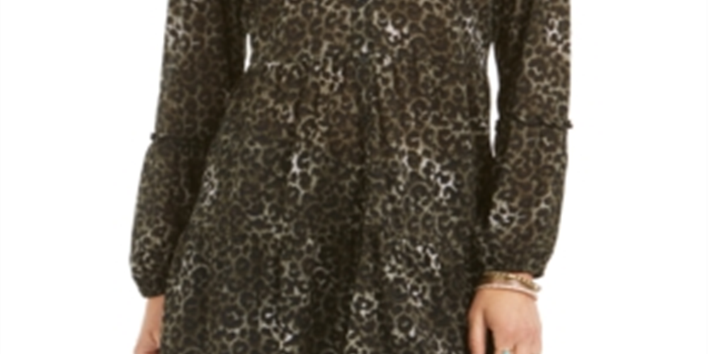 Camisa feminina com estampa floral e gravata estilo &amp; co, verde, tamanho pequeno G