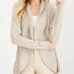 Karen Scott Cardigan Cocoon Feminino Marrom Tamanho Pequeno GG