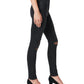 Calça jeans skinny feminina Joe's Jeans Charlie Distressed, preta, tamanho 29