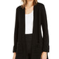 Cardigan Alfani Feminino com Frente Aberta e Enfeites Preto Tamanho P