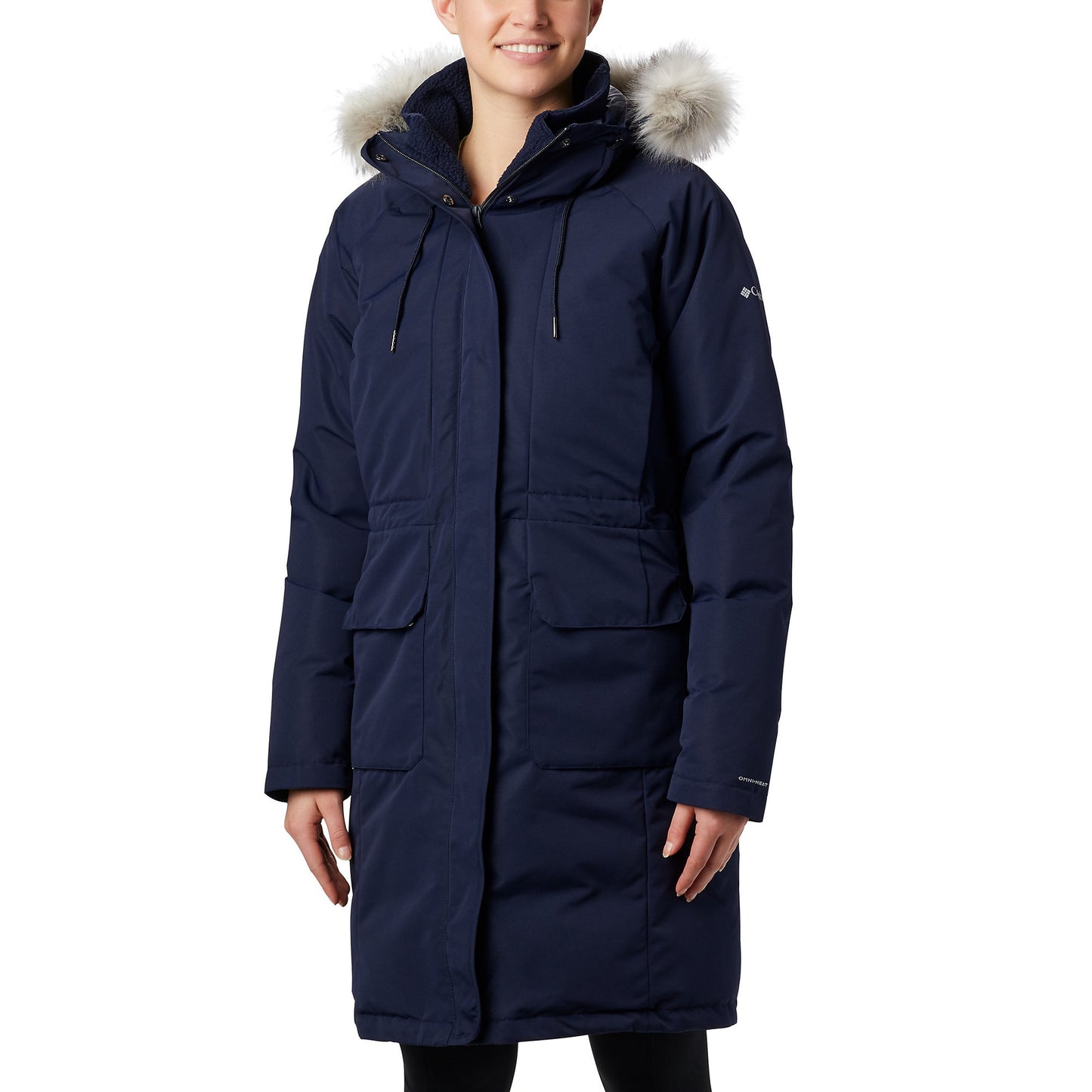 Jaqueta Columbia South Canyon Down Parka Feminina Azul Tamanho X-G