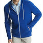 Suéter com capuz e zíper completo Tommy Hilfiger masculino, Blue Depths, tamanho médio