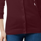 Karen Scott Cardigan Feminino Gola Redonda Tamanho Pequeno Vermelho