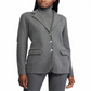 Ralph Lauren Blazer Feminino de Malha de Algodão Cinza Tamanho Pequeno Pequeno