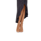 Vestido feminino metálico XSCAPE ombro a ombro, preto, tamanho 12