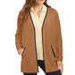 Suéter feminino Charter Club Milano Cotton Completer marrom tamanho pequeno GG