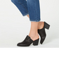 Calça jeans capri feminina com cinto e punho estilo &amp; co, azul, tamanho 6, pequena
