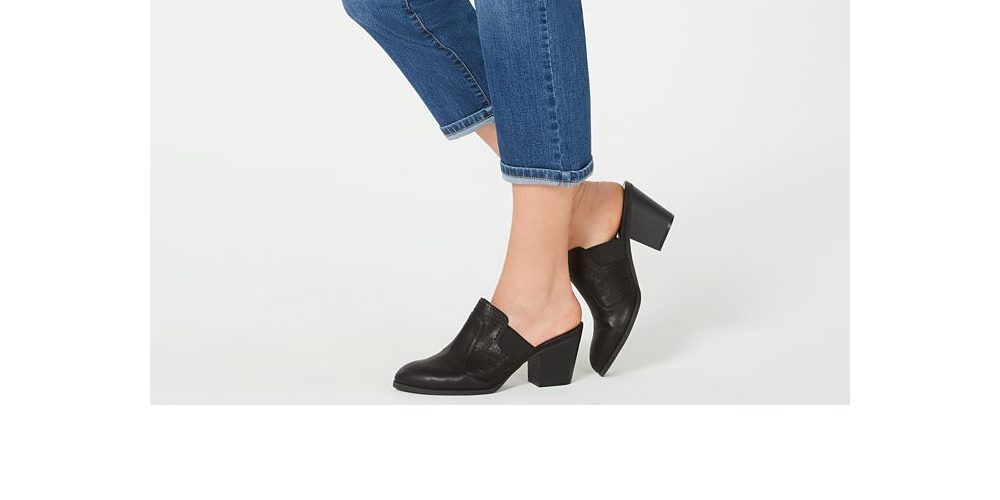 Calça jeans capri feminina com cinto e punho estilo &amp; co, azul, tamanho 6, pequena