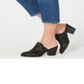 Calça jeans capri feminina com cinto e punho estilo &amp; co, azul, tamanho 6, pequena