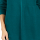 Suéter túnica feminino estilo &amp; co com pontos mistos, verde, tamanho pequeno GG