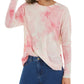 Suéter de cashmere tie-dye feminino Charter Club rosa tamanho extragrande
