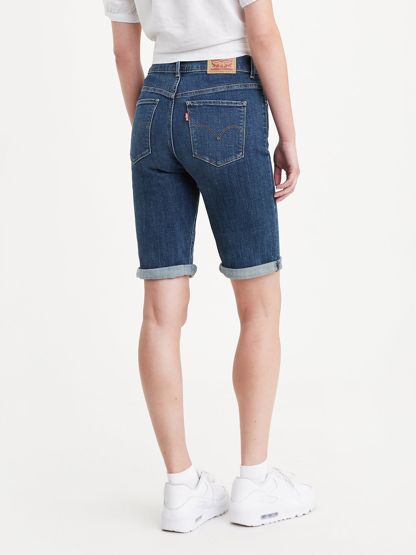 Bermuda Levi's Feminina Azul Tamanho 8