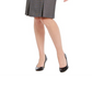 Le Suit Saia plissada feminina, preta, tamanho 2, pequena