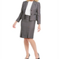 Le Suit Saia plissada feminina, preta, tamanho 2, pequena