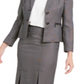 Le Suit Saia plissada feminina, preta, tamanho 2, pequena