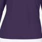 Blusa feminina Karen Scott de algodão com camadas, roxa, tamanho XXG
