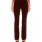 Calça jeans feminina Charter Club Lexington Velveteen reta vermelha tamanho 6 Petite