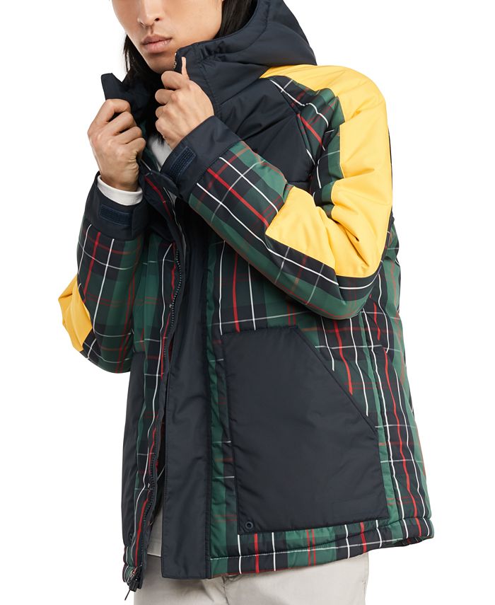Jaqueta com capuz Tommy Hilfiger Lou Filled masculina, tamanho médio, vários tamanhos
