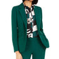 Blazer feminino Bar III com um botão, verde, tamanho 16