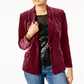 Blazer de veludo feminino INC International Concepts marrom tamanho G