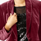 Blazer de veludo feminino INC International Concepts marrom tamanho G