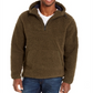 Suéter DKNY Sherpa Masculino com Zíper de 1/4 Verde Tamanho XX-G