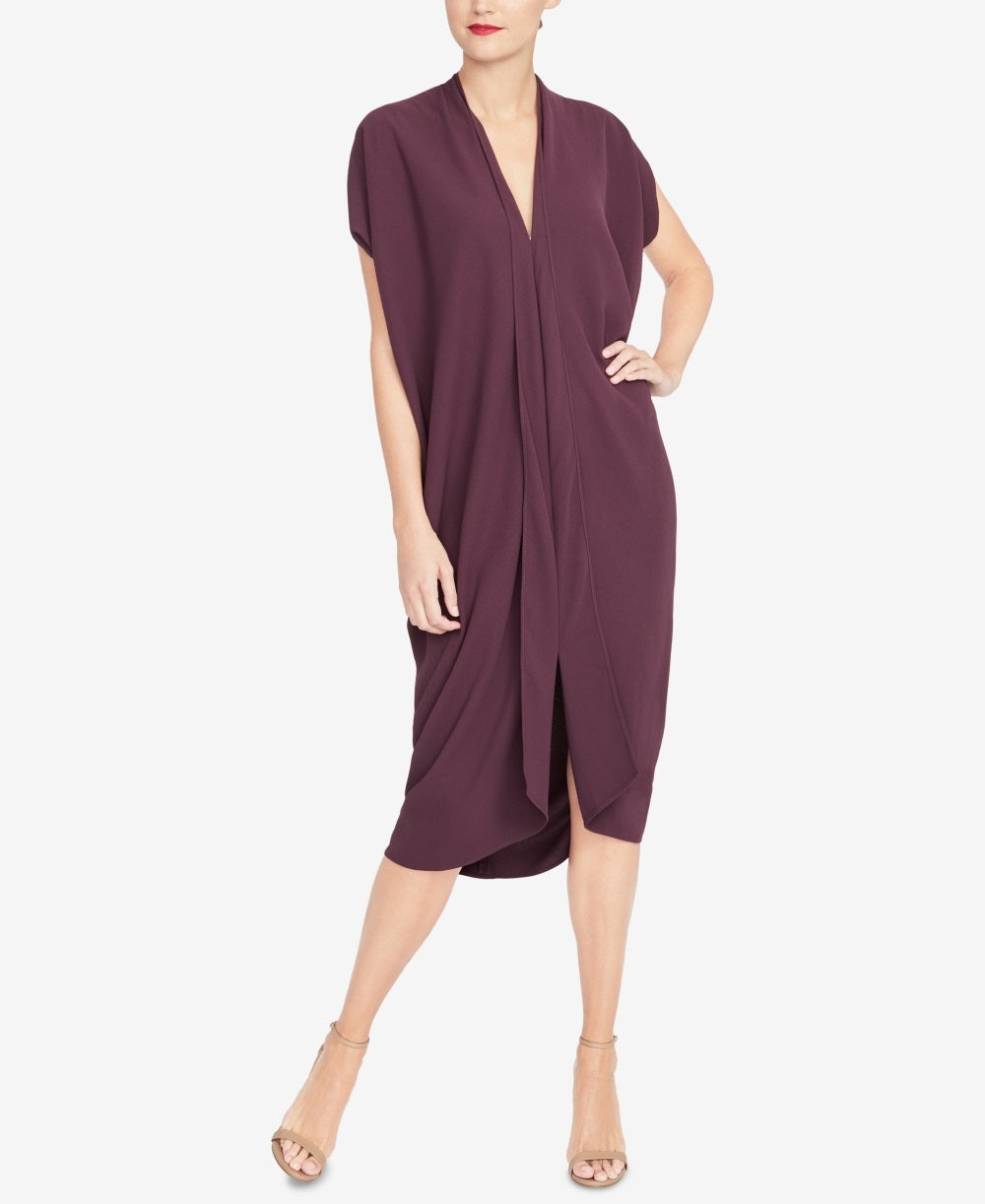 Vestido Caftan Feminino Rachel Roy Roxo Tamanho X-Grande