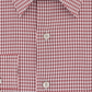 Camisa social masculina Van Heusen Classic Fit Performance Stretch, sem rugas, com gola flexível e xadrez, vermelha, tamanho 2XL