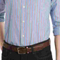 Camisa Tommy Hilfiger Classic Fit Masculina Azul Tamanho P