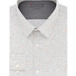 Camisa social masculina Calvin Klein com gola estampada laranja tamanho 14-14.1/2_32-33_P