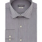 Camisa social masculina Van Heusen Classic Regular Fit com gola flexível e xadrez elástico, cinza, tamanho GG