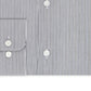 Camisa social Calvin Klein masculina Steel Classic Regular Fit, sem passar, com listras elásticas, tamanho azul, 16,5 x 34-35