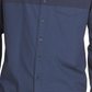 Camisa xadrez bicolor masculina DKNY azul tamanho P
