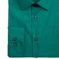 Camisa social masculina Alfani Slim Fit Performance Stretch Easy Care Solid, verde, tamanho 15,5x34-35