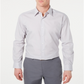 Camisa social masculina Club Room Classic Regular Fit, lisa, cinza claro, tamanho 16,5 x 32-33