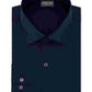 Camisa social masculina com gola Kenneth Cole, azul, tamanho 15 x 32 x 33