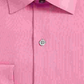 Camisa social masculina Alfani com gola pontiaguda e ajuste clássico, rosa, tamanho 17,5 x 32 x 33