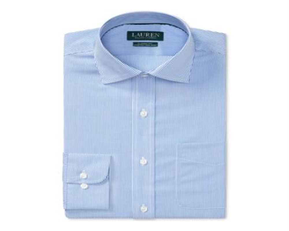 Camisa Ralph Lauren Masculina Listrada com Botões e Ajuste Clássico Rosa Tamanho GG
