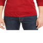 Suéter Lacoste Masculino Gola V Vermelho Tamanho 3XL