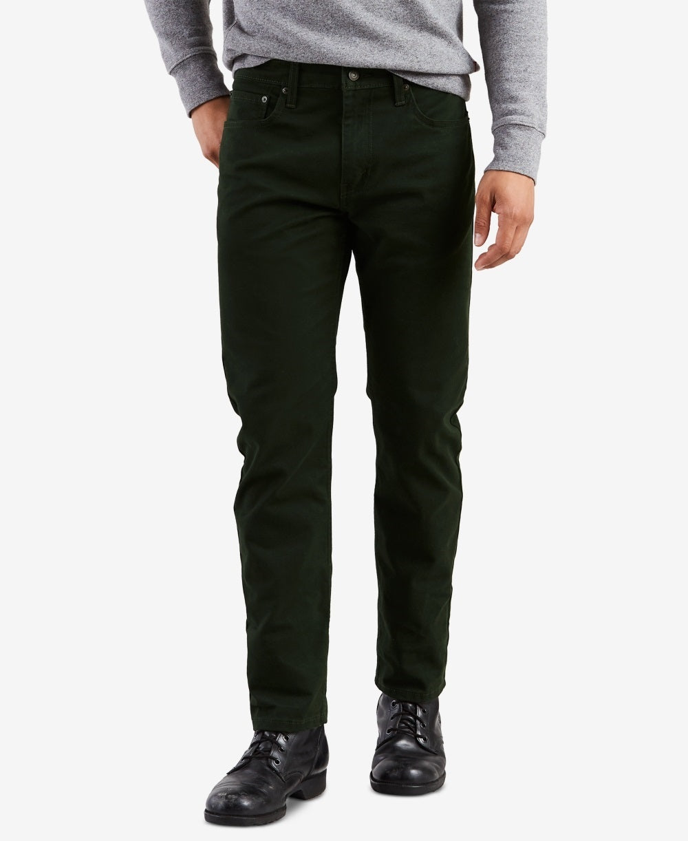 Calça jeans Levi's 502 Regular Taper Soft Twill Masculina Verde Tamanho 32X30